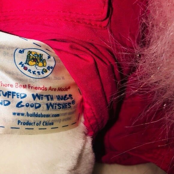 Build a bear workshop unicorn plush 13 vibrant pink, white and shimmery pink. - Picture 2 of 6